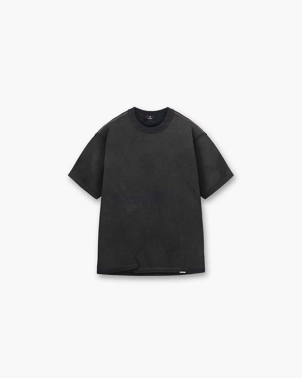Heavyweight Initial T-Shirt - Stained Black